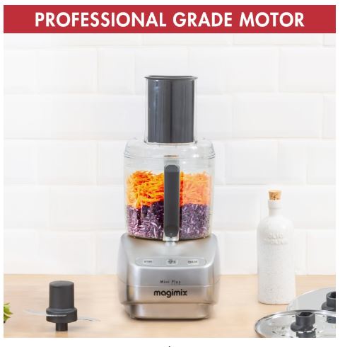 Magimix Le Mini Plus Food Processor 1.7L Satin
