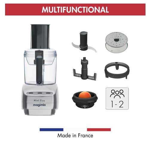 Magimix Le Mini Plus Food Processor 1.7L Satin
