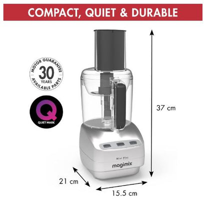 Magimix Le Mini Plus Food Processor 1.7L Satin