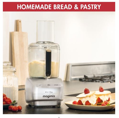 Magimix Le Mini Plus Food Processor 1.7L Satin