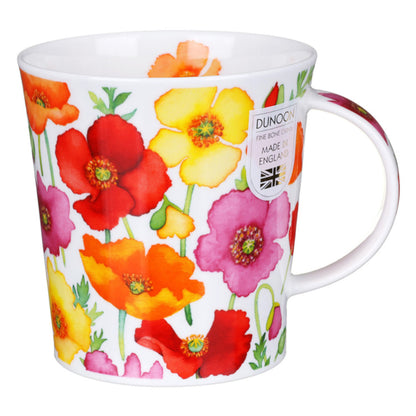 Dunoon Mug Floral Fiesta Poppy Lomond