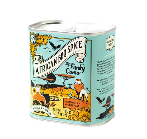 Funky Ouma Tin African BBQ Spice 185g