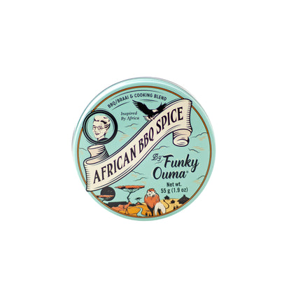 Funky Ouma African BBQ Spice Travel Tin 55g