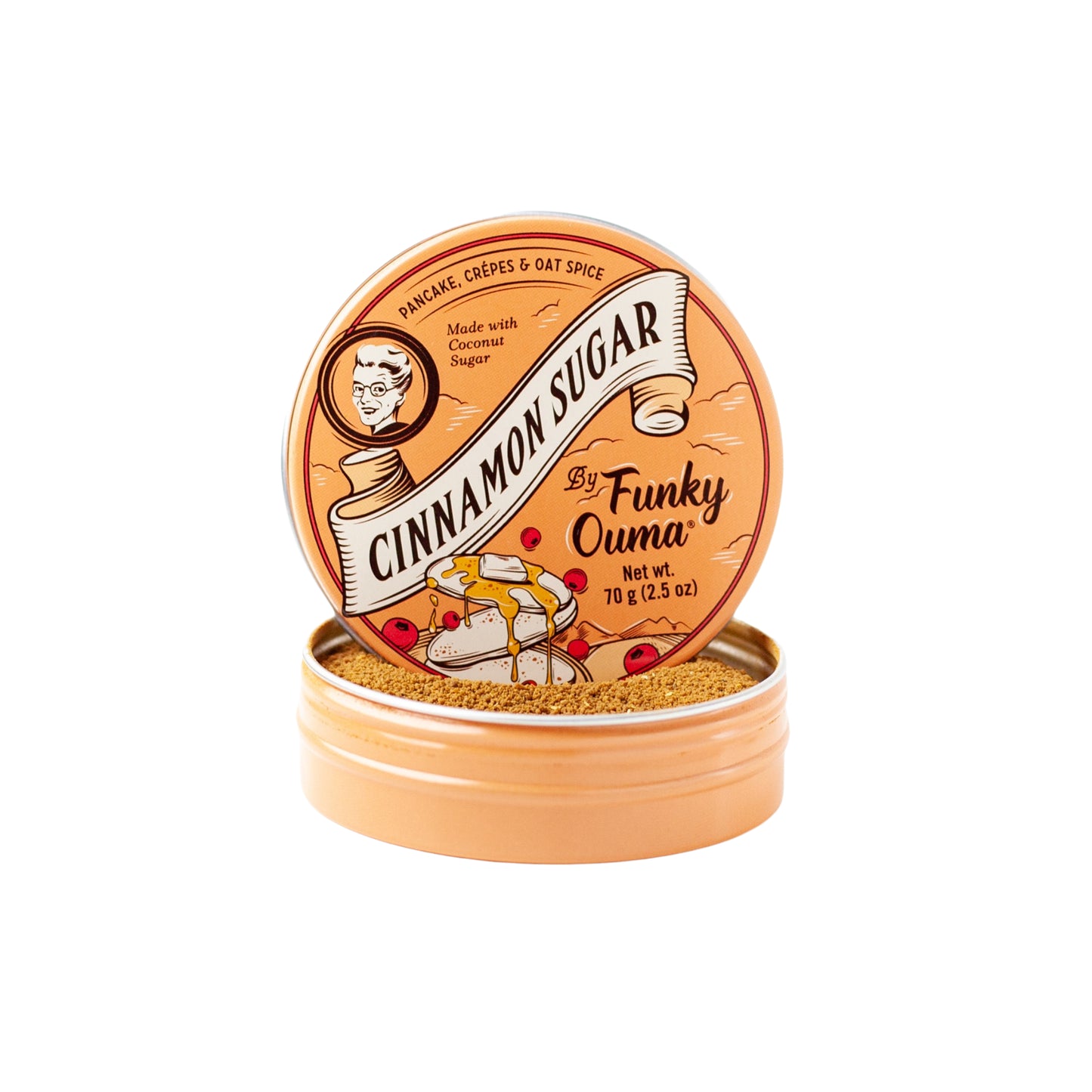 Funky Ouma Cinnamon Sugar Travel Tin 70g