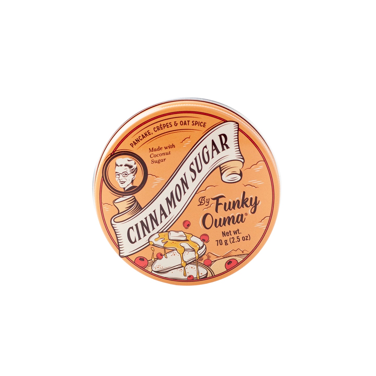 Funky Ouma Cinnamon Sugar Travel Tin 70g