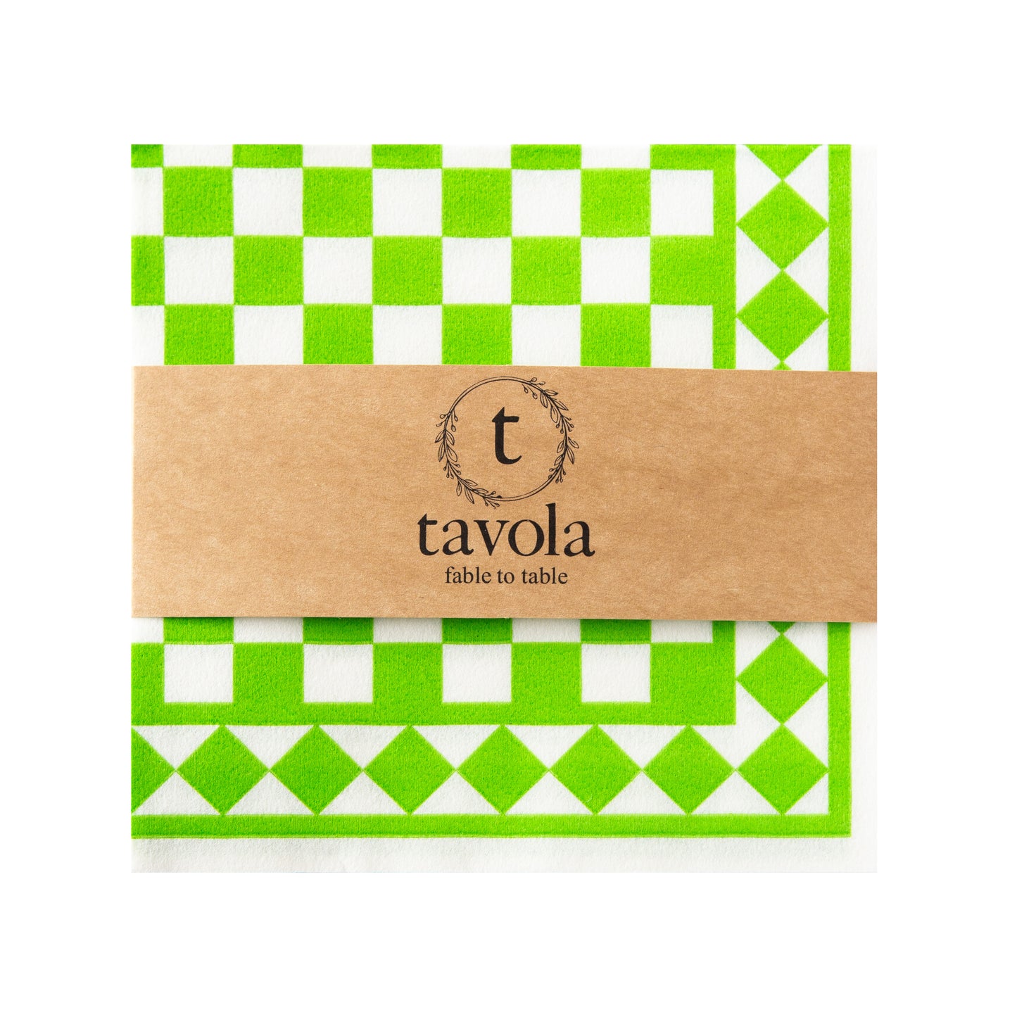 Tavola Checkerboard Pack of 25 Green