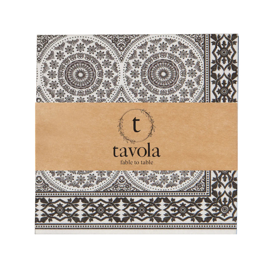 Tavola Shwe Shwe Bio Napkins Pack of 25 Black