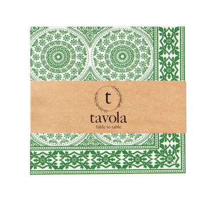 Tavola Shwe Shwe Bio Napkins Pack of 25 Green