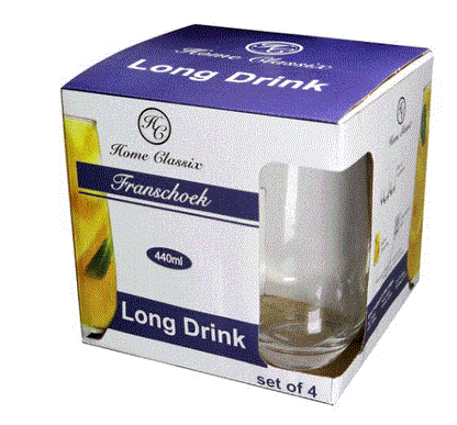 Home Classix Franschoek Tall Beverage 440ml Set 4