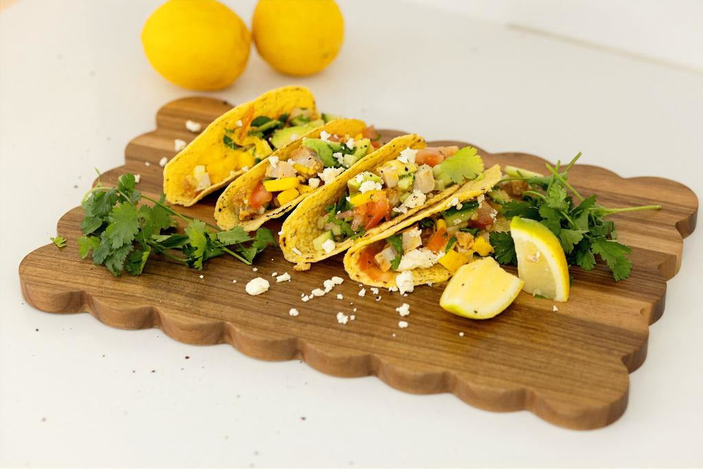 Wooden Board Scalloped Edge 36x24x1.5