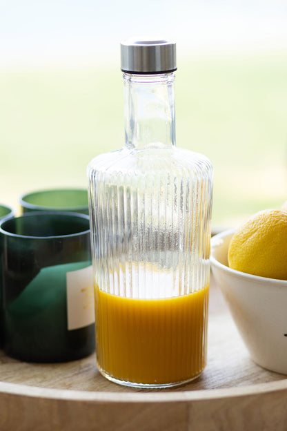 Lined Lineage Glass Bottle 1L