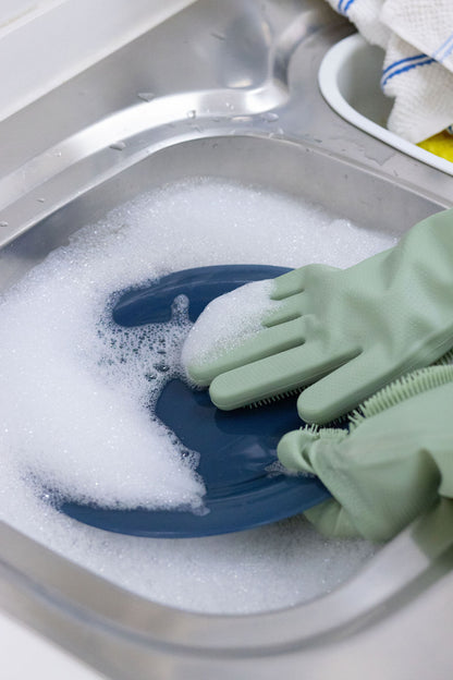 Gloves with Scrubber