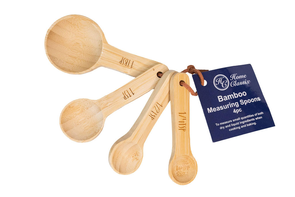 Bamboo Measuring Spoons Set of 4