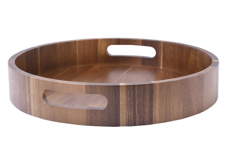 Wooden Round Tray 35x5cm