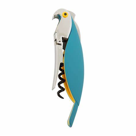 Alessi Parrot Corkscrew Blue