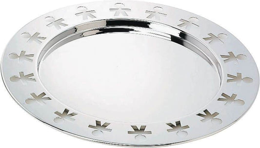 Alessi Girotondo Round Tray Silver