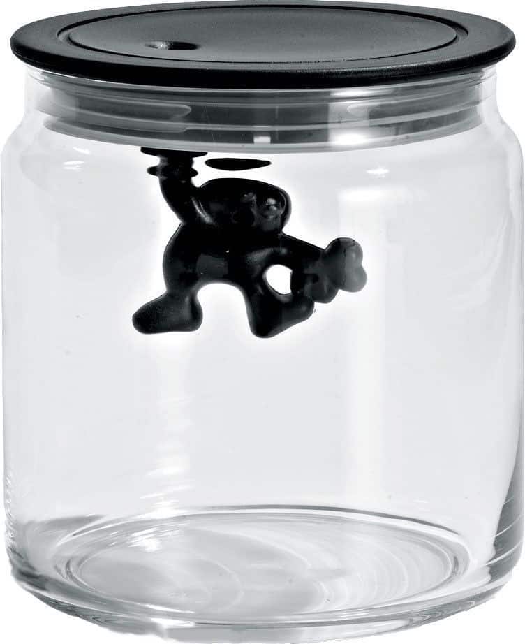 Alessi Gianni Jars Black 12cm 700ml