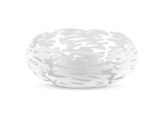 Alessi Barknest Round Basket White