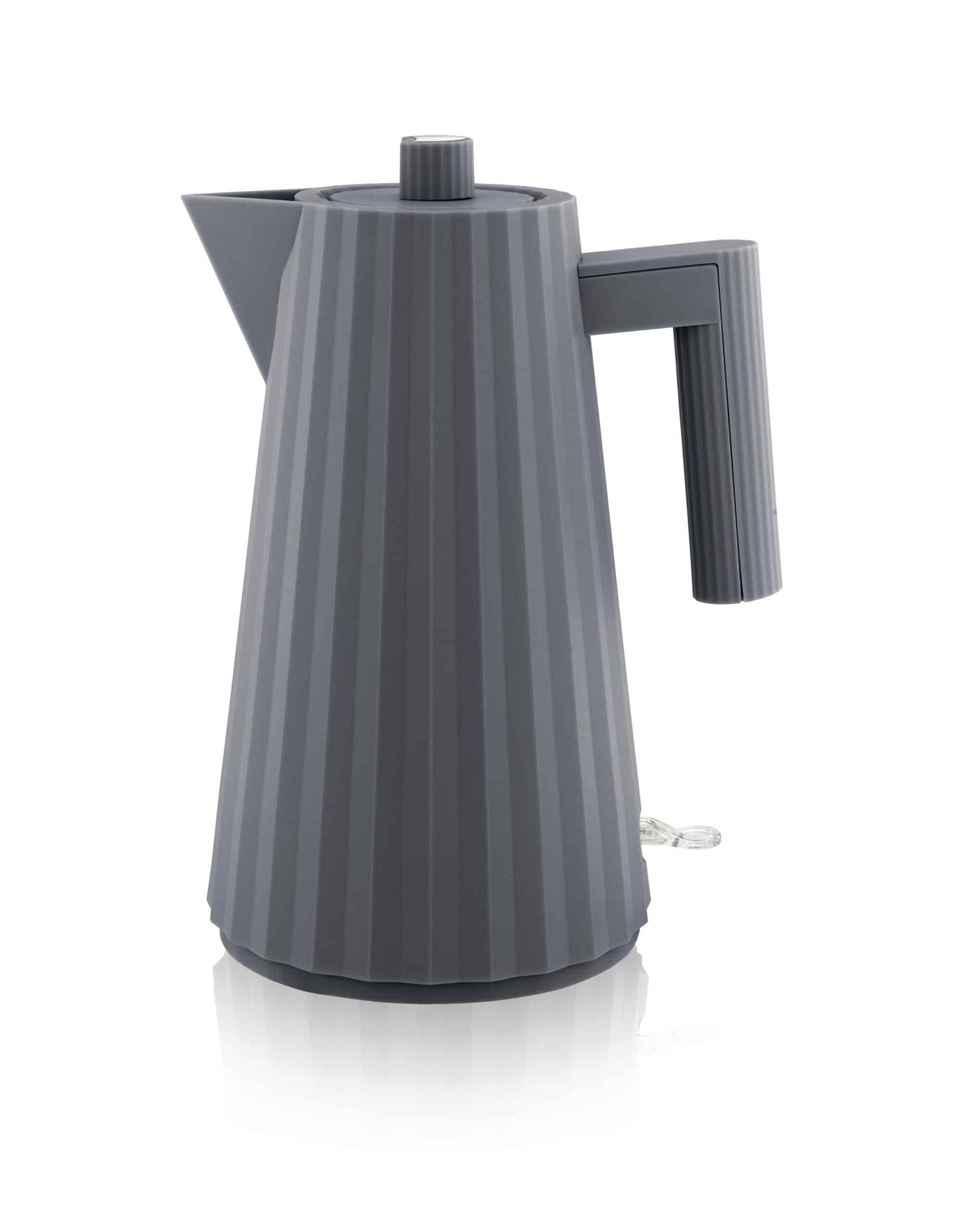 Alessi Plisse Electric Kettle 1.7 Litre Grey