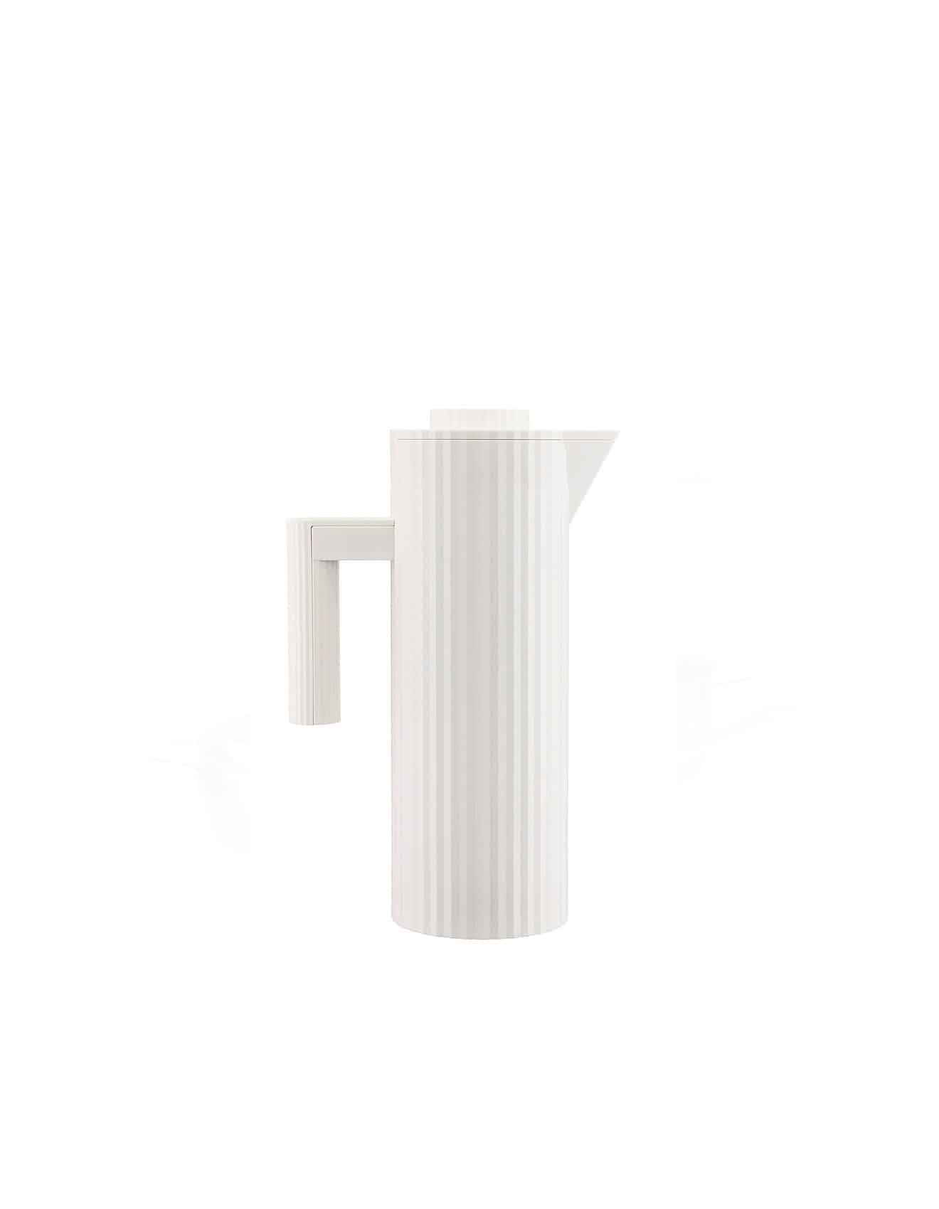 Alessi Plisse Jug Vacuum Glass White