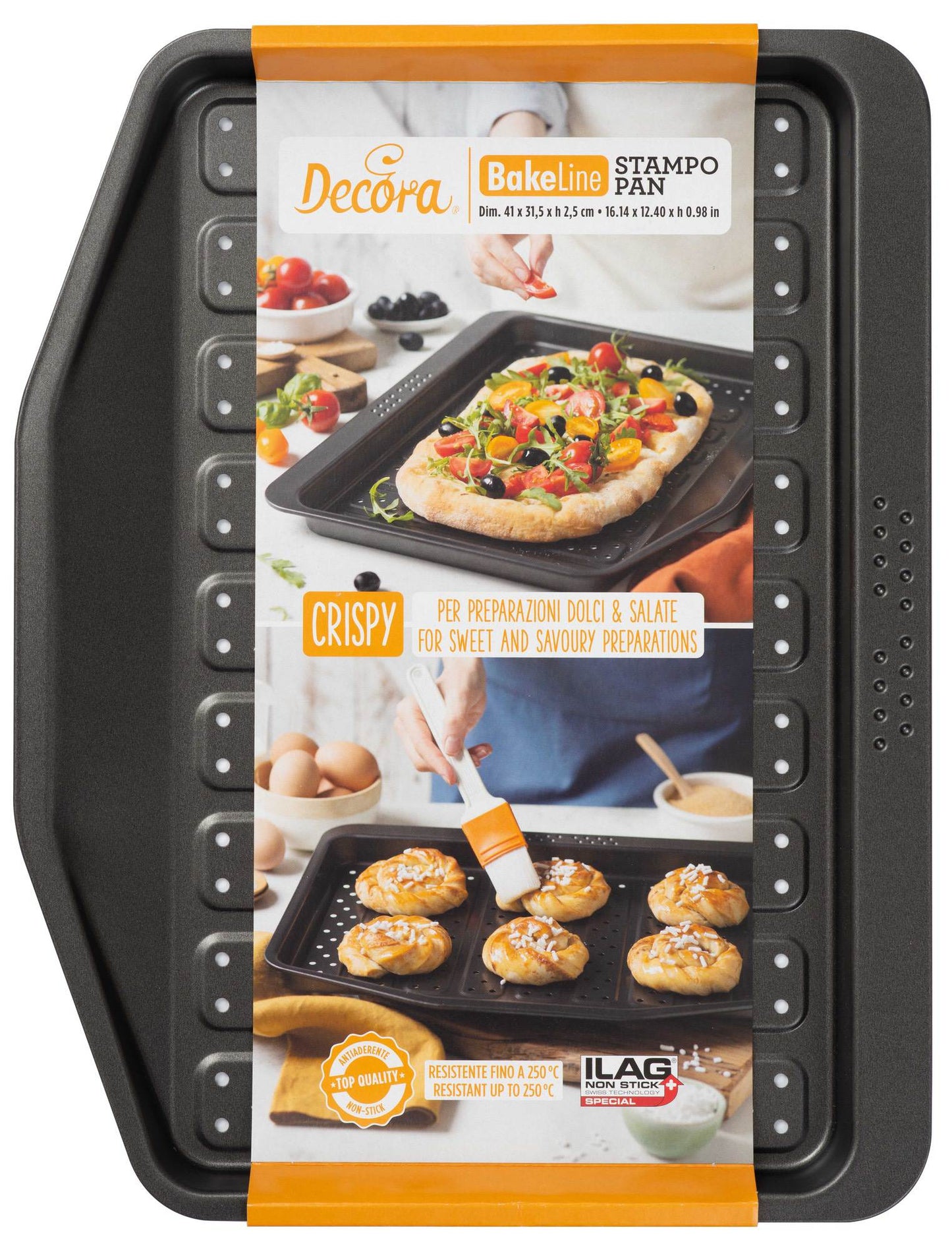 Decora Crisp&Fry Bake&Cook Baking Tray Non Stick