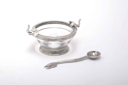 Earthangel Elephant Sugar Bowl & Sugar Spoon