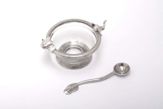 Earthangel Elephant Sugar Bowl & Sugar Spoon