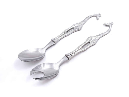 Earthangel Giraffe Salad Servers Large