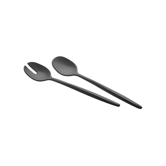 My Fusion Salad Servers Black