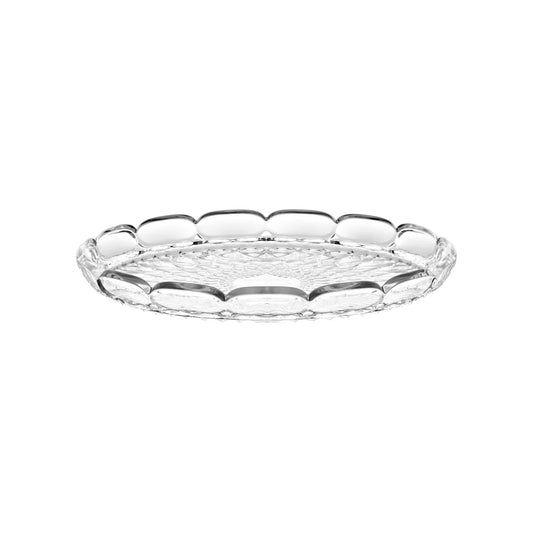 Vanity Round Tray Large Clear