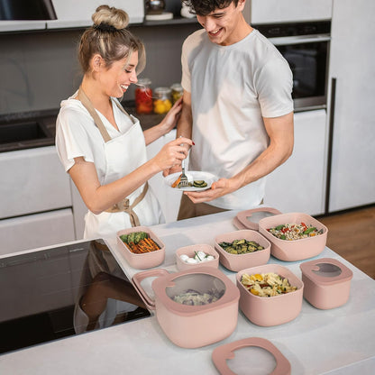 Guzzini Eco Store&More Rect Container 900ml Pink