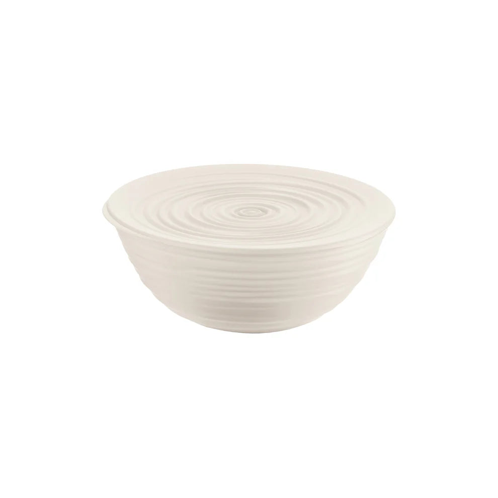 Tierra Bowl with Lid Large Cream