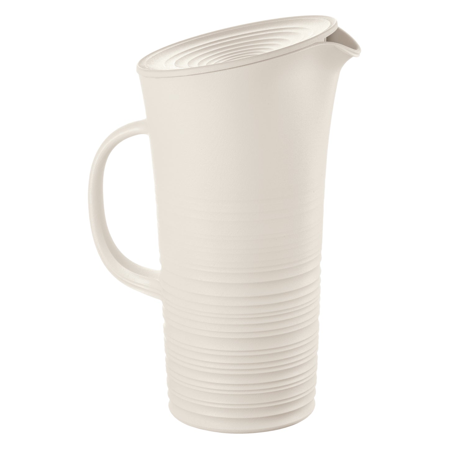 Tierra Pitcher with Lid 1.8L Cream