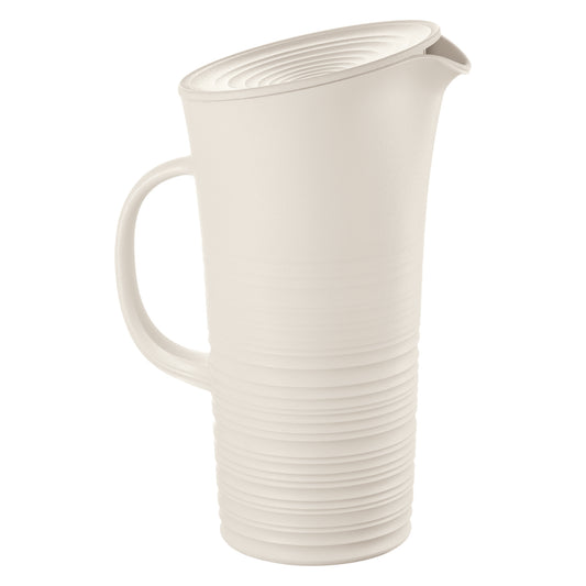 Tierra Pitcher with Lid 1.8L Cream