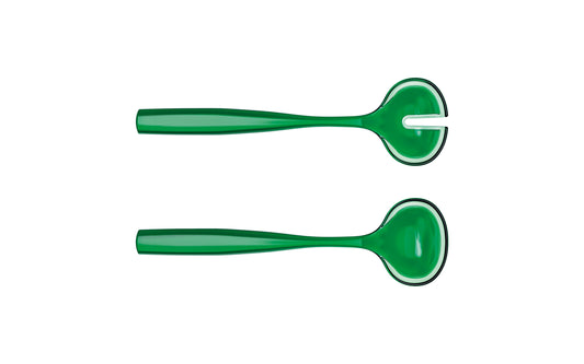 Dolcevita Salad Servers Emerald