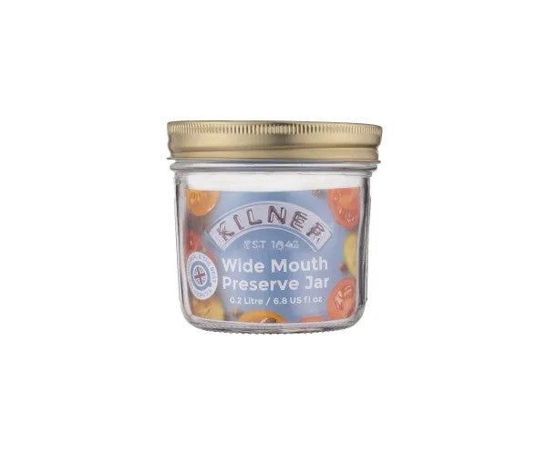 Kilner Wide Mouth Preserve Jar 200ml