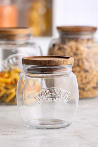 Kilner Universal Jar Acacia Lid 850ml