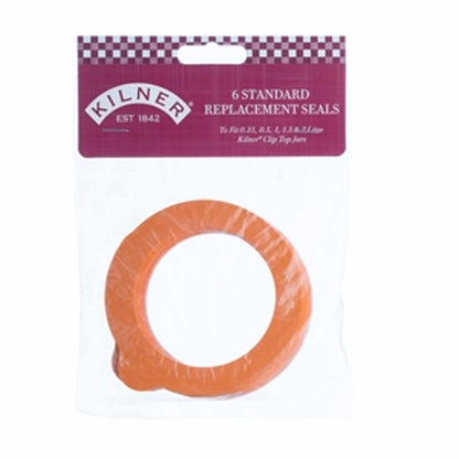 Kilner Replacement Seals 0.35-2L Pack of 6