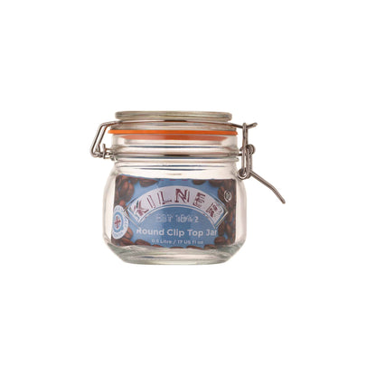 Kilner Facetted Clip Top Jar 500ml