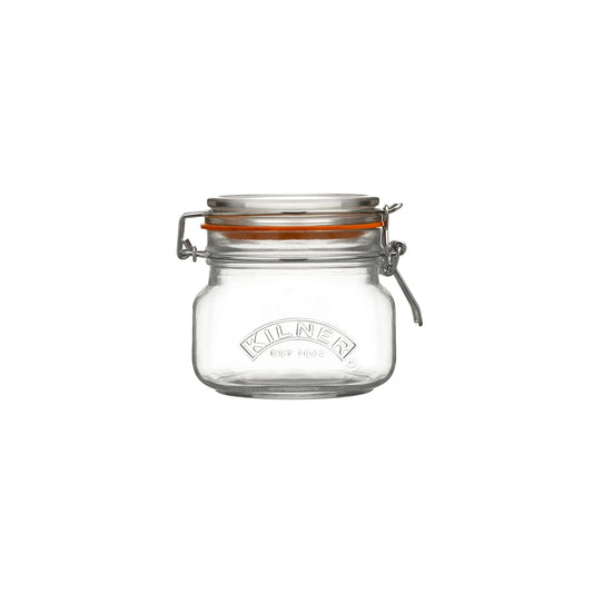 Kilner Clip Top Jar Square 500ml