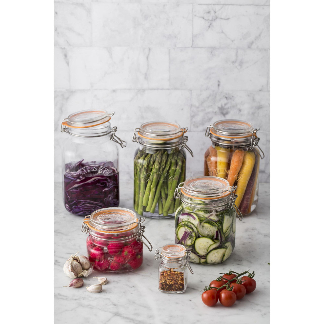 Kilner Clip Top Jar Square 1.5L