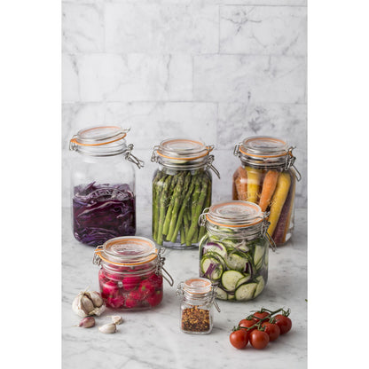 Kilner Clip Top Jar Square 1.5L