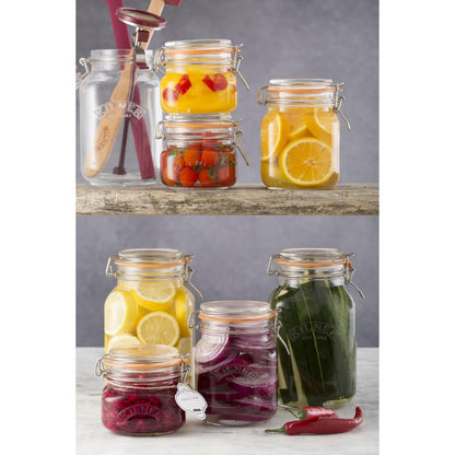 Kilner Clip Top Jar Square 1.5L