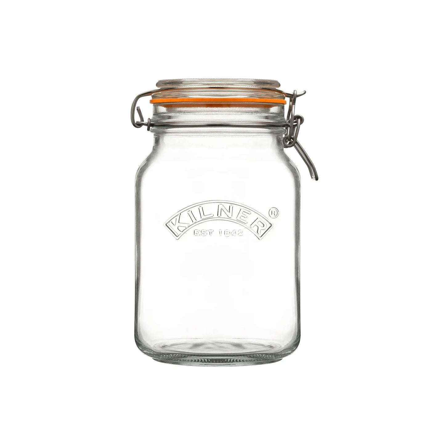 Kilner Clip Top Jar Square 1.5L