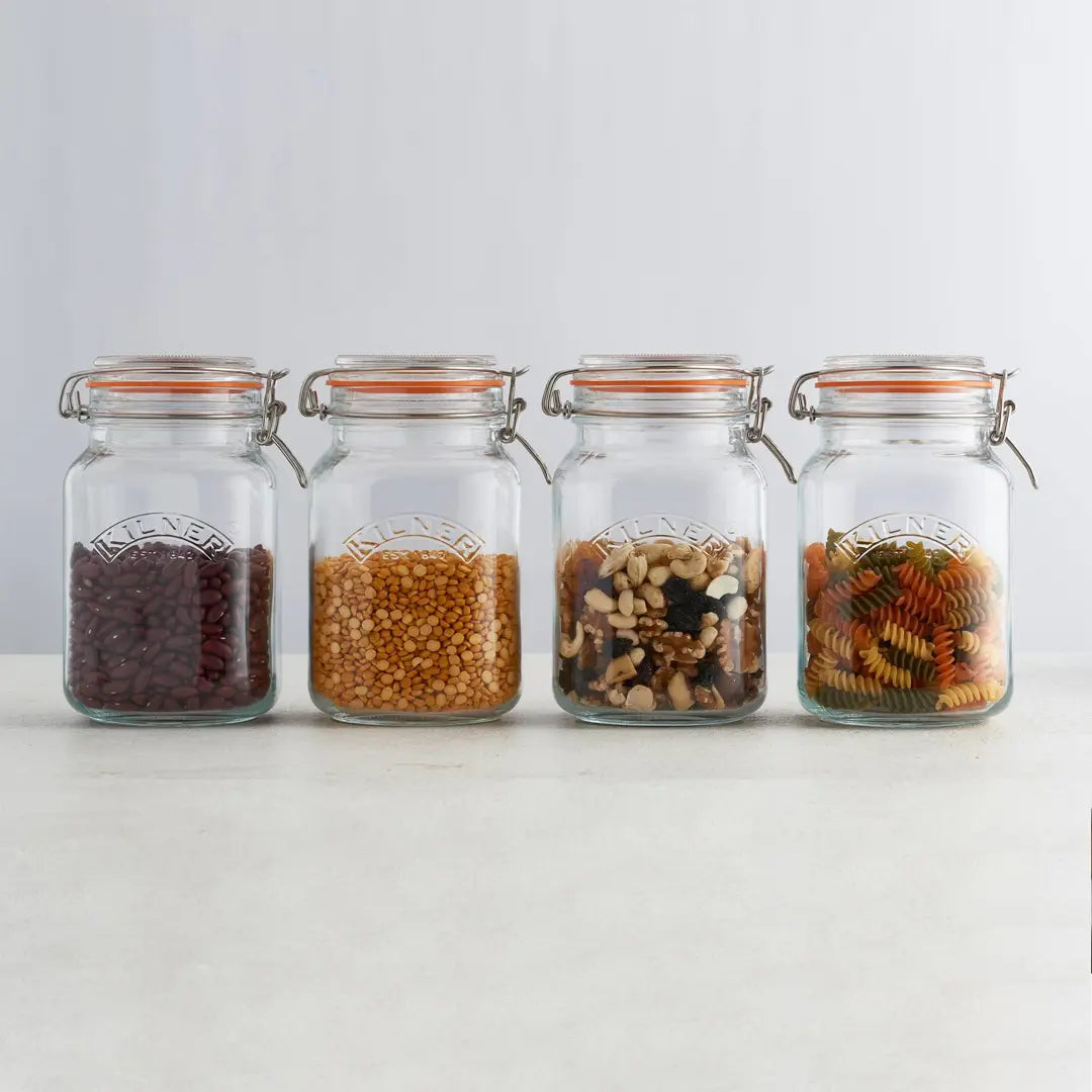 Kilner Clip Top Jar Square 2L