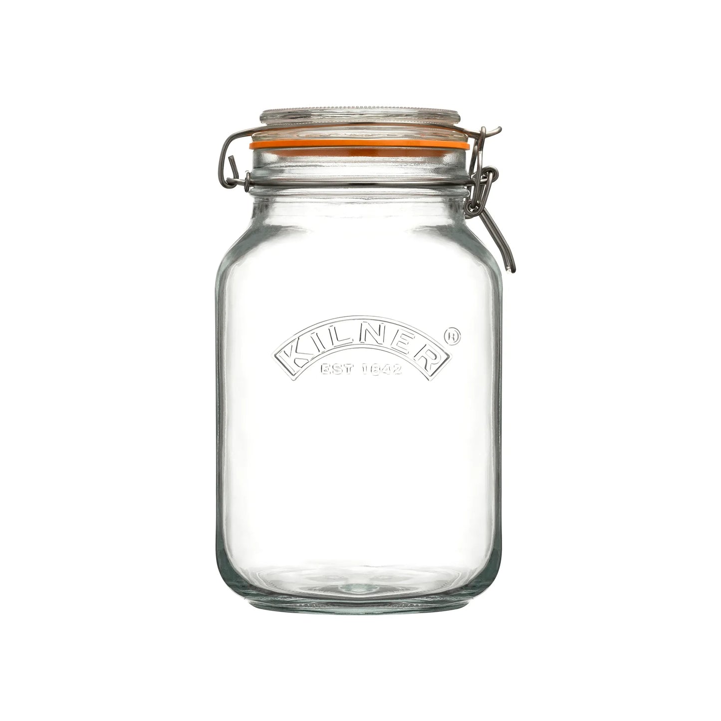 Kilner Clip Top Jar Square 2L