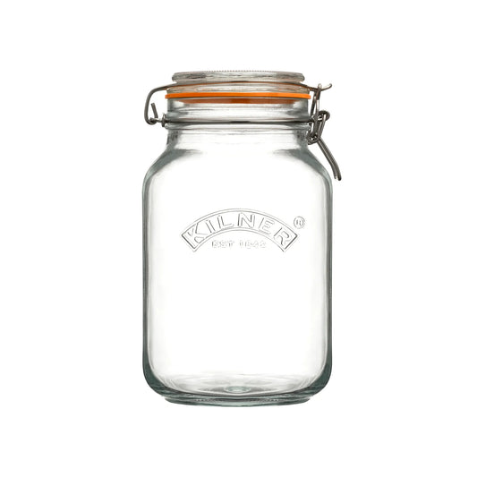 Kilner Clip Top Jar Square 2L