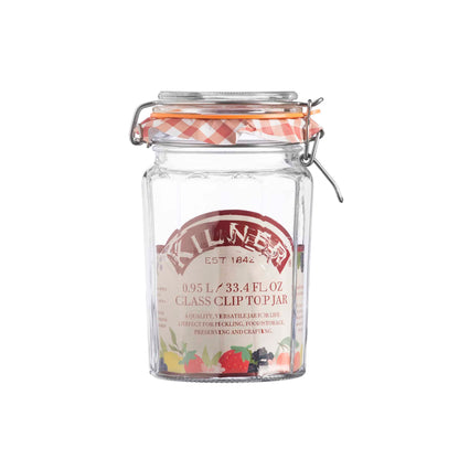 Kilner Facetted Clip Top Jar 950ml