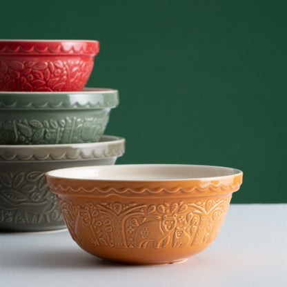 Mason Cash In The Forest Mixing Bowl BearOchre24cm