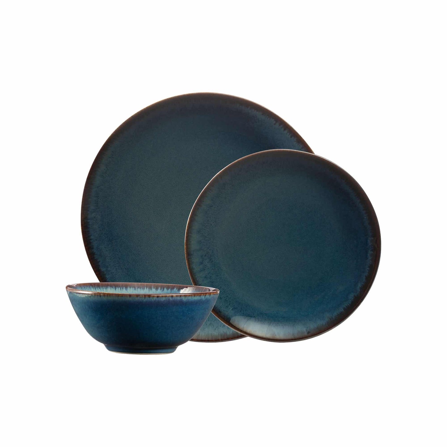 Mason Cash Reactive Blue Dinner Set 12 Piece